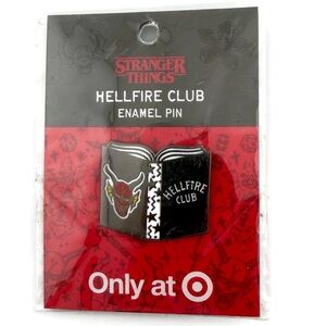 Netflix Stranger Things Hellfire Club Book Enamel Pin TARGET EXCLUSIVE